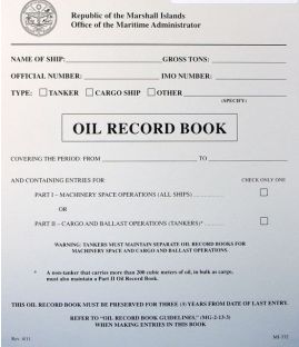 Marshall Islands Oil Record Book