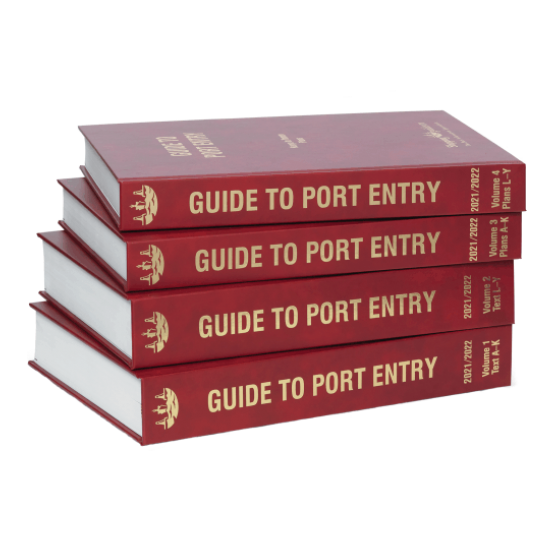 Guide to port entry 2020 2021 international admiralty charts agent